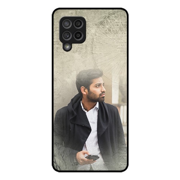 Galaxy M42 5G Custom Glass Phone Case - with vintage design