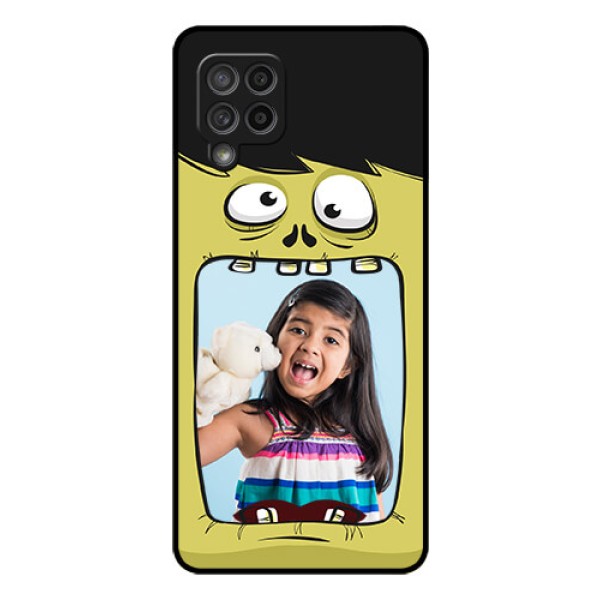 Galaxy M42 5G Personalized Glass Phone Case - Cartoon monster back case Design Galaxy M42 5G Personalized Glass Phone Case - Cartoon monster back case Design