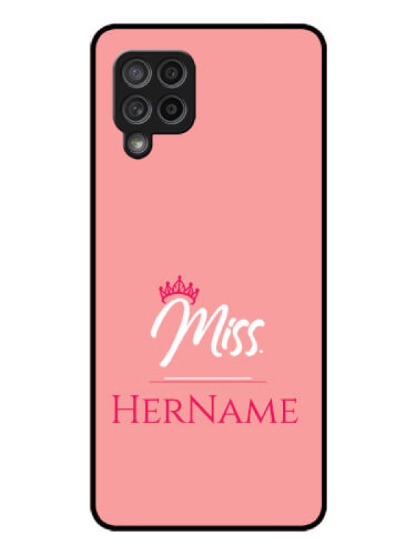 Custom Galaxy M42 5G Custom Glass Phone Case Mrs with Name