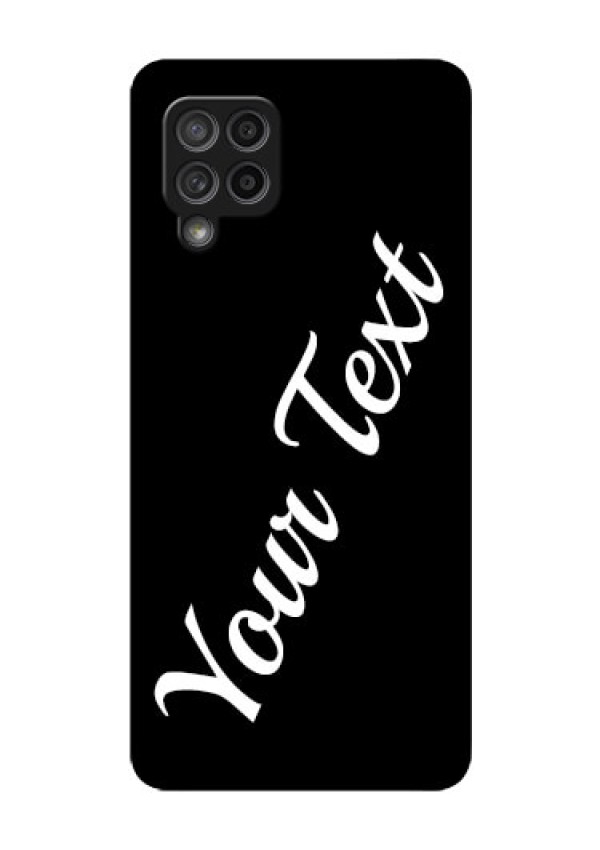 Galaxy M42 5G Custom Glass Mobile Cover with Your Name