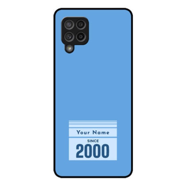 Galaxy M42 5G Custom Glass Mobile Case - Custom Year of birth Design