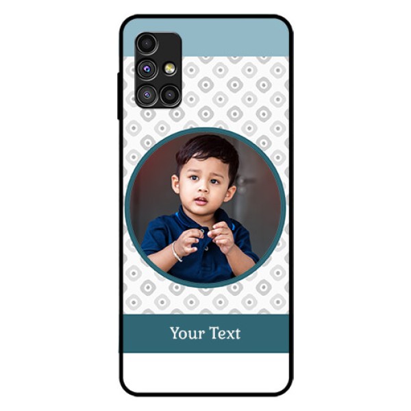 Galaxy M51 Personalized Glass Phone Case  - Premium Cover Design