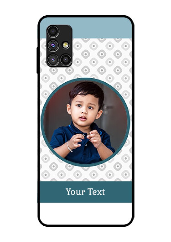 Galaxy M51 Personalized Glass Phone Case  - Premium Cover Design