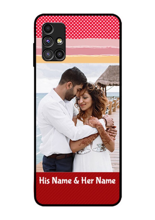Galaxy M51 Custom Glass Mobile Case  - Premium Case Design