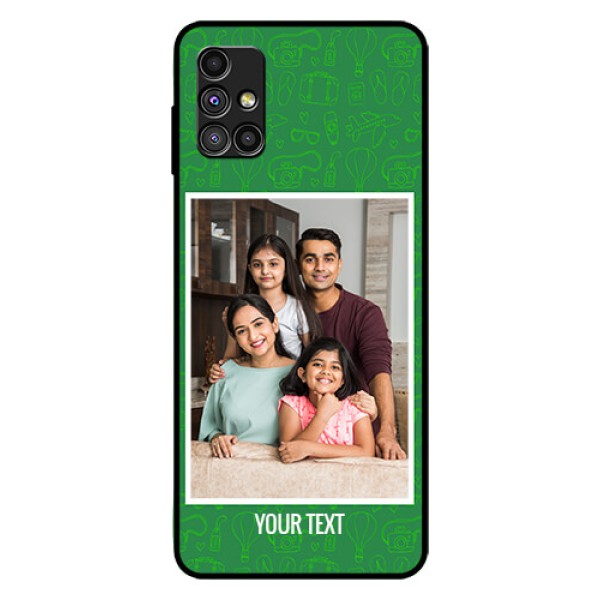 Galaxy M51 Personalized Glass Phone Case - Picture Upload Design Galaxy M51 Personalized Glass Phone Case - Picture Upload Design