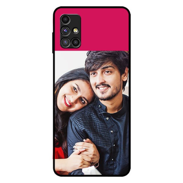 Galaxy M51 Custom Glass Mobile Case  - Anniversary Cover Design