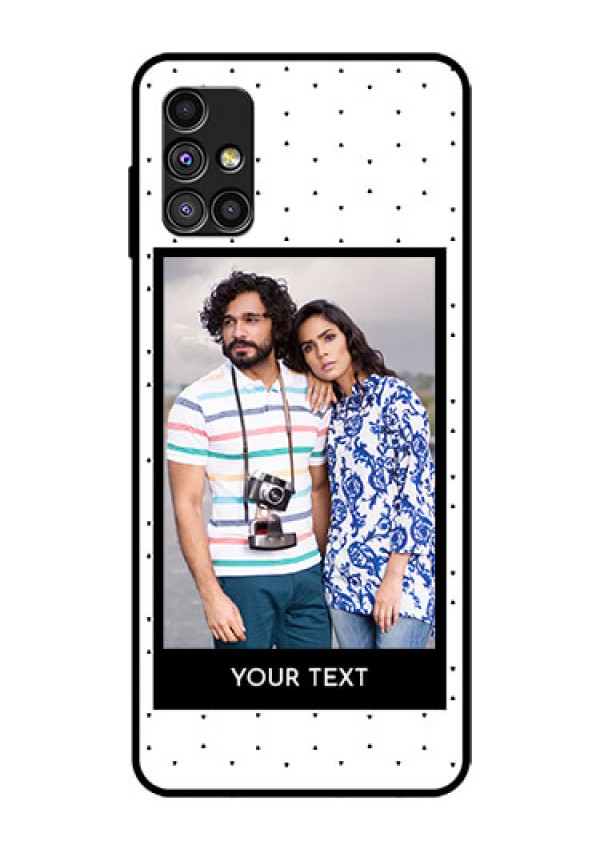Galaxy M51 Photo Printing on Glass Case  - Premium Design