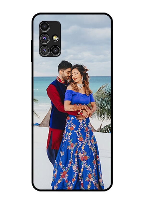 Galaxy M51 Photo Printing on Glass Case  - Upload Full Picture Design
