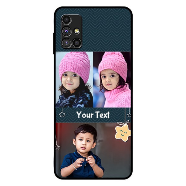 Galaxy M51 Custom Glass Mobile Case  - Hanging Stars Design