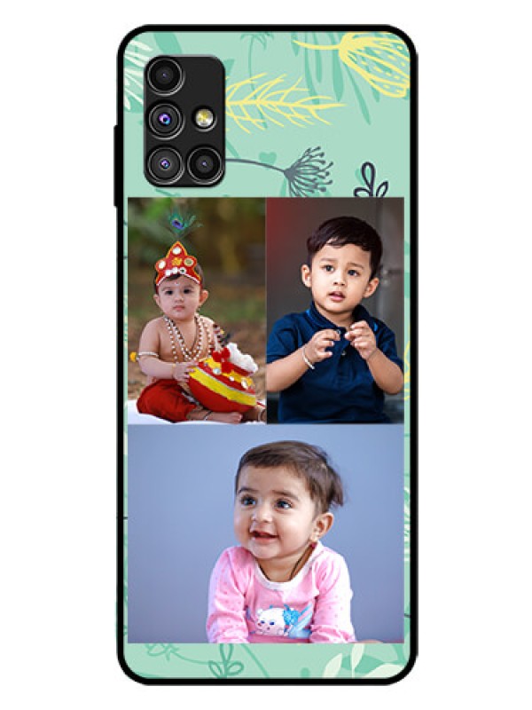 Custom Galaxy M51 Photo Printing on Glass Case  - Forever Family Design 