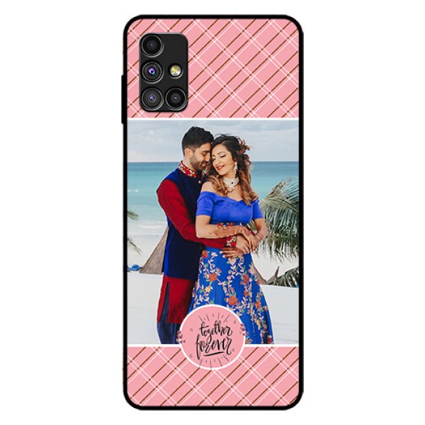 Galaxy M51 Personalized Glass Phone Case - Together Forever Design Galaxy M51 Personalized Glass Phone Case - Together Forever Design