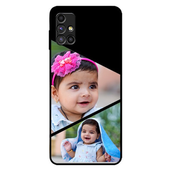 Galaxy M51 Custom Glass Phone Case - Semi Cut Design Galaxy M51 Custom Glass Phone Case - Semi Cut Design