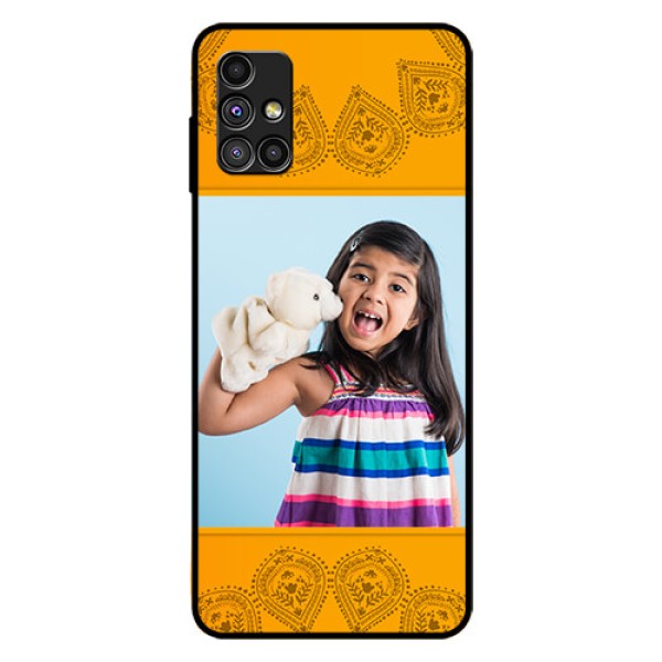 Galaxy M51 Personalized Glass Phone Case - Photo Wedding Design Galaxy M51 Personalized Glass Phone Case - Photo Wedding Design