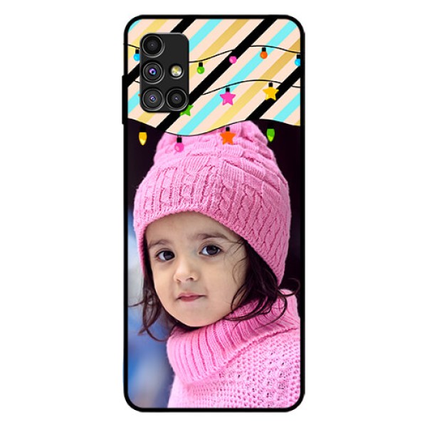 Galaxy M51 Custom Glass Mobile Case - Lights Hanging Design Galaxy M51 Custom Glass Mobile Case - Lights Hanging Design