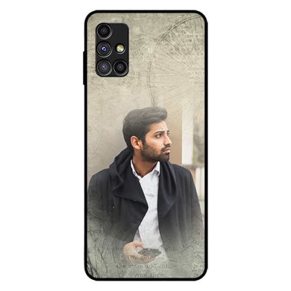 Galaxy M51 Custom Glass Phone Case - with vintage design Galaxy M51 Custom Glass Phone Case - with vintage design