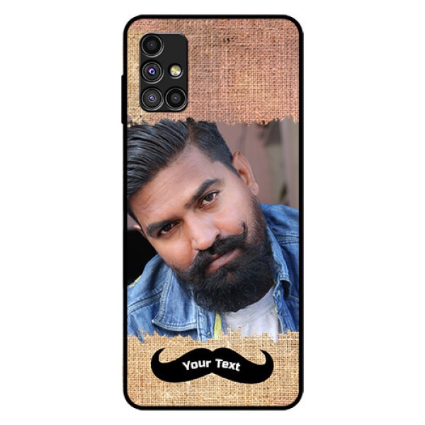 Galaxy M51 Personalized Glass Phone Case - with Texture Design Galaxy M51 Personalized Glass Phone Case - with Texture Design