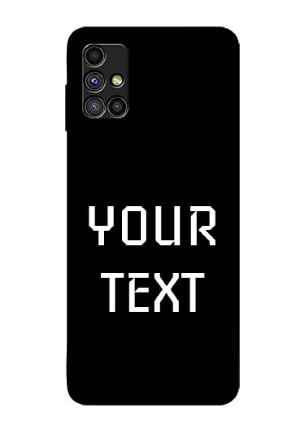 Galaxy M51 Your Name on Glass Phone Case