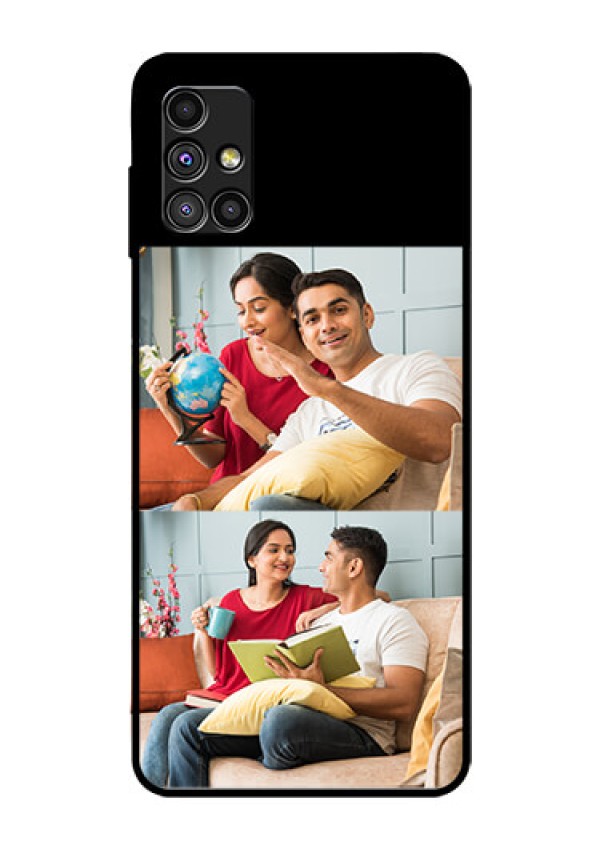 Galaxy M51 2 Images on Glass Phone Cover