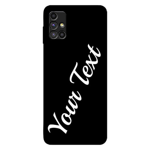 Galaxy M51 Custom Glass Mobile Cover with Your Name Galaxy M51 Custom Glass Mobile Cover with Your Name