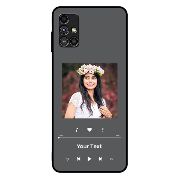 Galaxy M51 Custom Glass Mobile Case - Play The Music Design