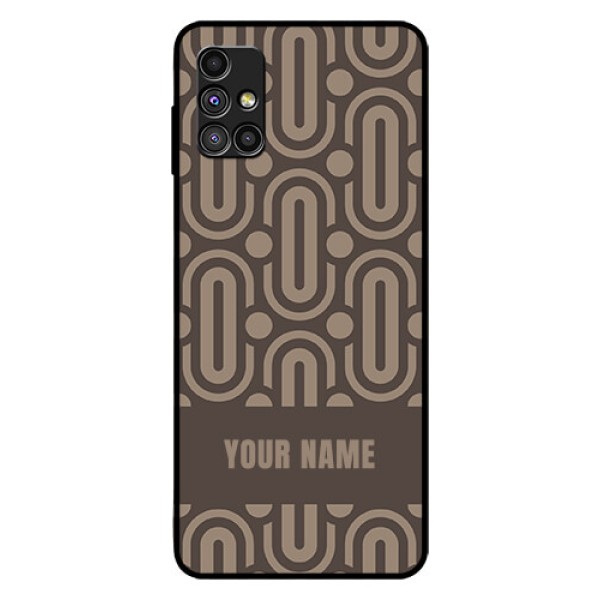 Galaxy M51 Custom Glass Phone Case - Captivating Zero Pattern Design Galaxy M51 Custom Glass Phone Case - Captivating Zero Pattern Design