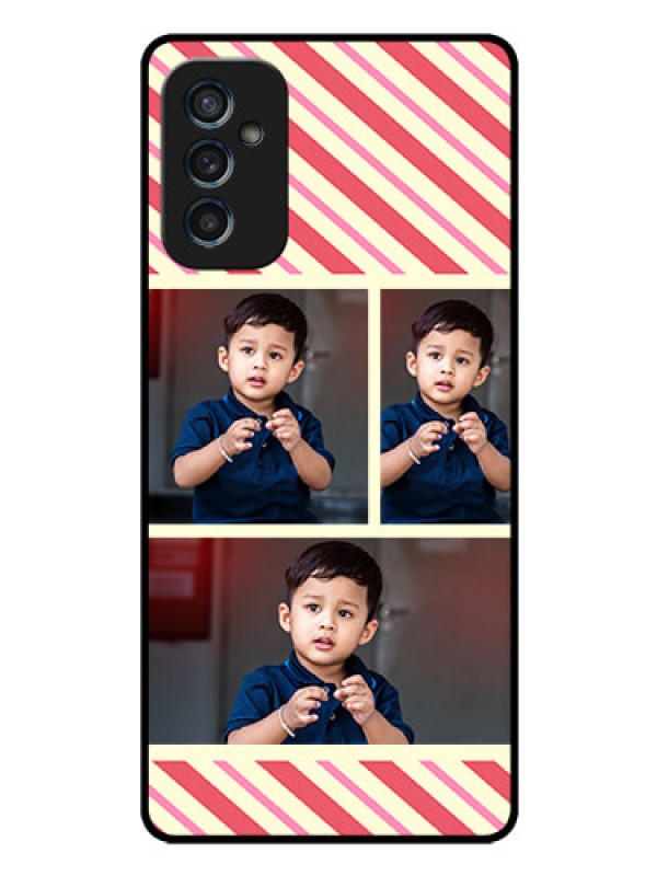 Custom Galaxy M52 5G Personalized Glass Phone Case - Picture Upload Mobile Case Design