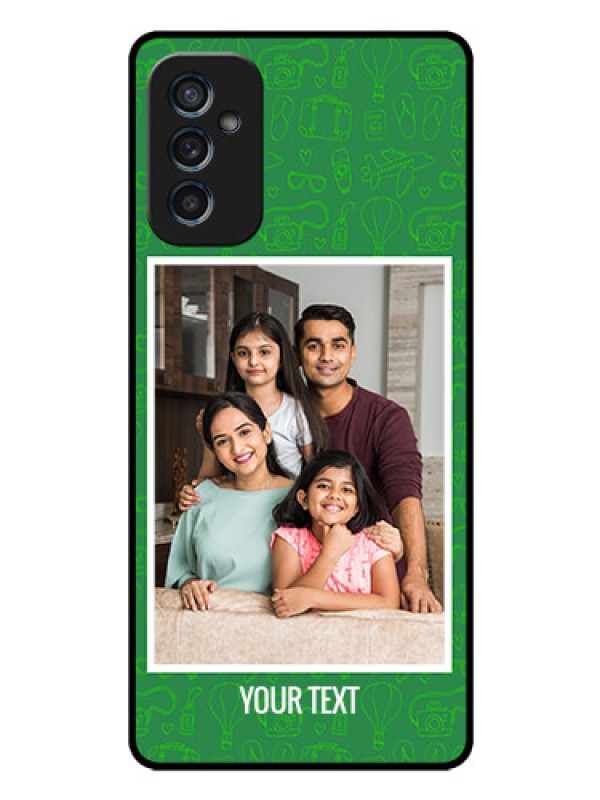 Custom Galaxy M52 5G Personalized Glass Phone Case - Picture Upload Design