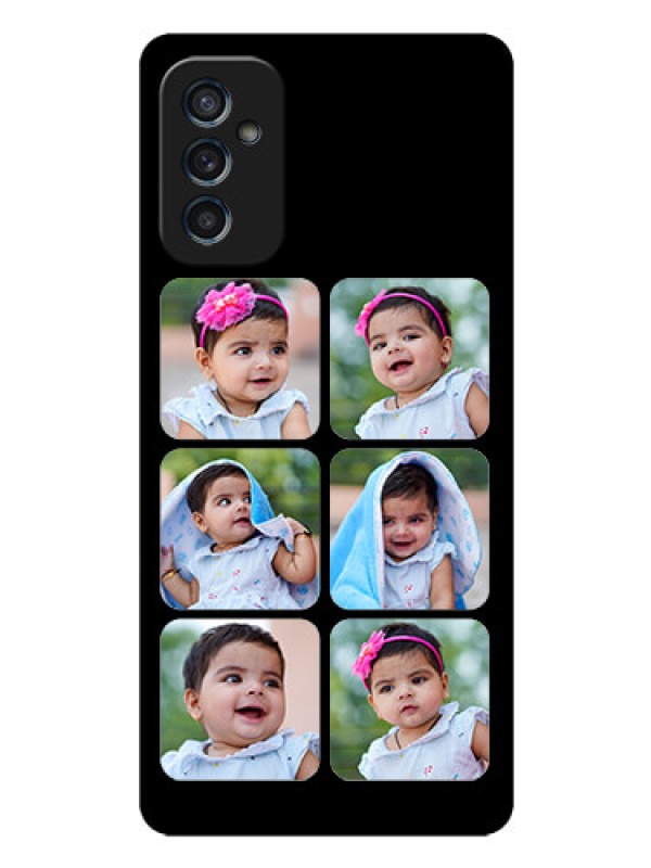 Custom Galaxy M52 5G Photo Printing on Glass Case - Multiple Pictures Design