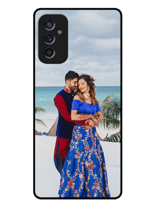 Custom Galaxy M52 5G Photo Printing on Glass Case - Upload Full Picture Design