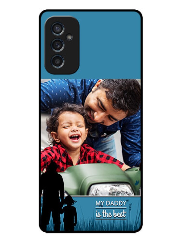 Custom Galaxy M52 5G Custom Glass Mobile Case - Best dad design