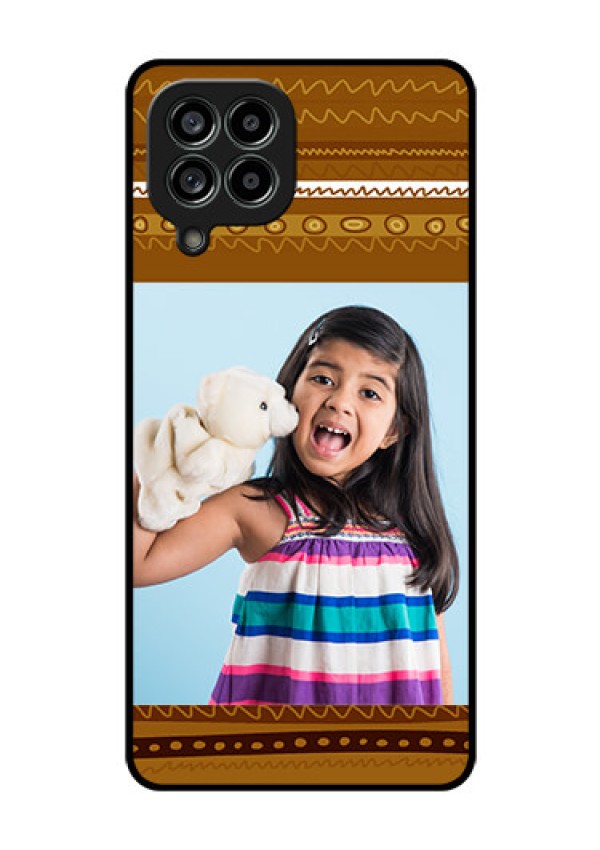 Galaxy M53 5G Custom Glass Phone Case - Friends Picture Upload Design
