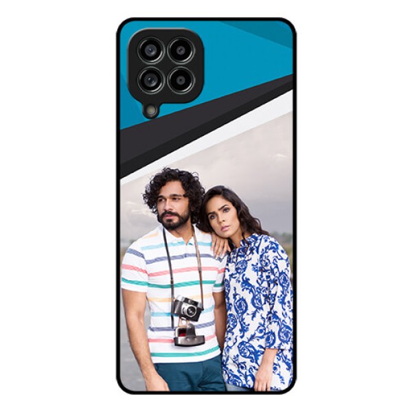 Galaxy M53 5G Photo Printing on Glass Case - Simple Pattern Photo Upload Design Galaxy M53 5G Photo Printing on Glass Case - Simple Pattern Photo Upload Design