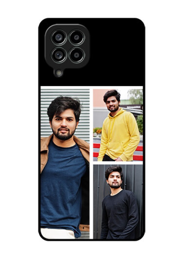 Galaxy M53 5G Photo Printing on Glass Case - Upload Multiple Picture Design
