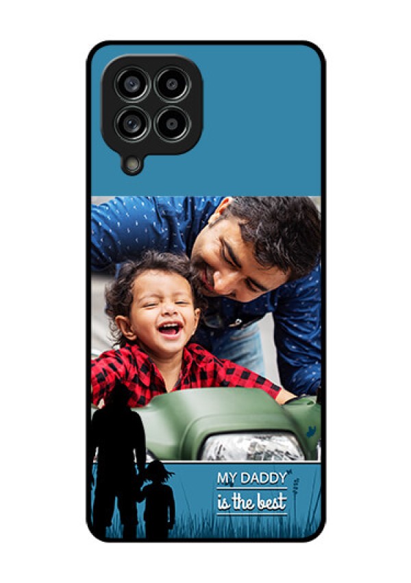 Galaxy M53 5G Custom Glass Mobile Case - Best dad design