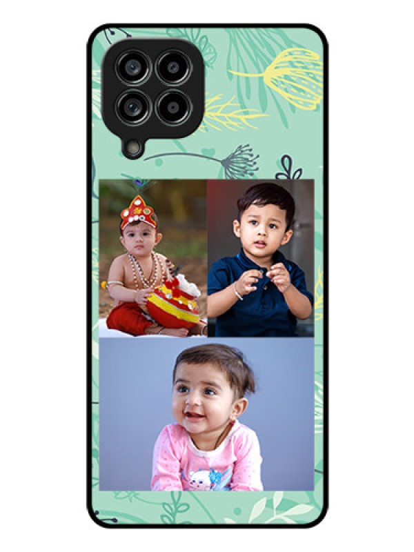 Custom Galaxy M53 5G Photo Printing on Glass Case - Forever Family Design