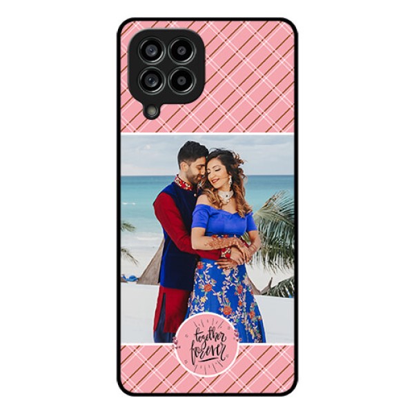 Galaxy M53 5G Personalized Glass Phone Case - Together Forever Design Galaxy M53 5G Personalized Glass Phone Case - Together Forever Design