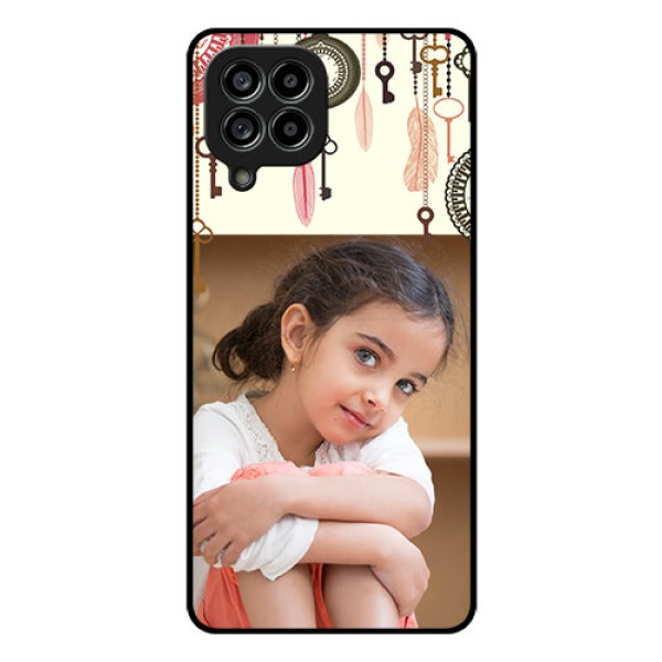 Galaxy M53 5G Custom Glass Mobile Case - Boho Style Design