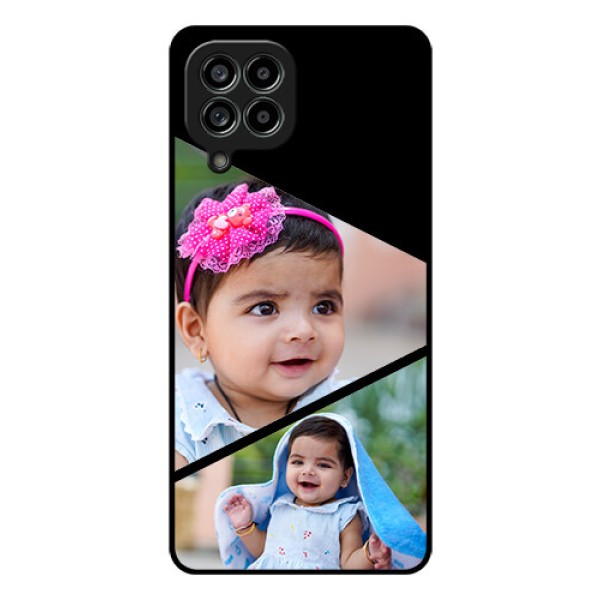 Galaxy M53 5G Custom Glass Phone Case - Semi Cut Design