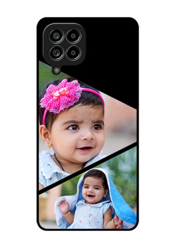 Galaxy M53 5G Custom Glass Phone Case - Semi Cut Design