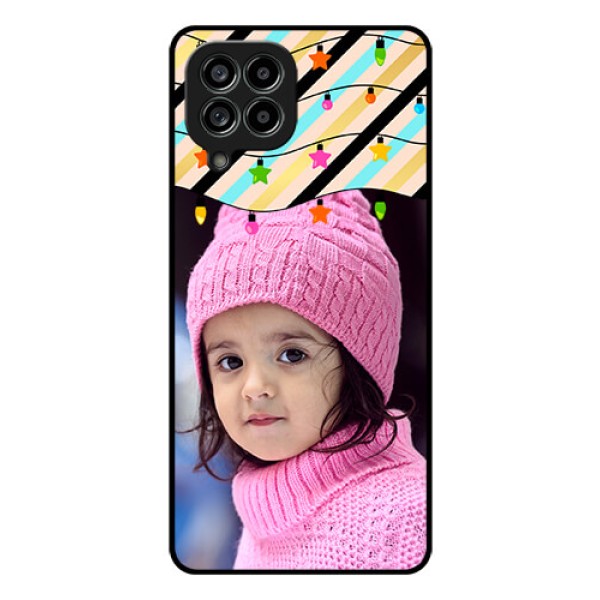 Galaxy M53 5G Custom Glass Mobile Case - Lights Hanging Design