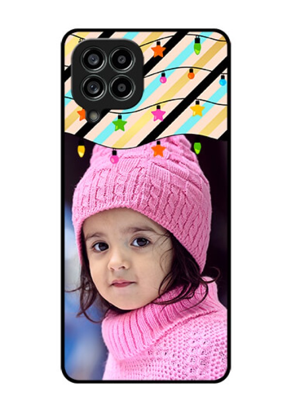 Galaxy M53 5G Custom Glass Mobile Case - Lights Hanging Design