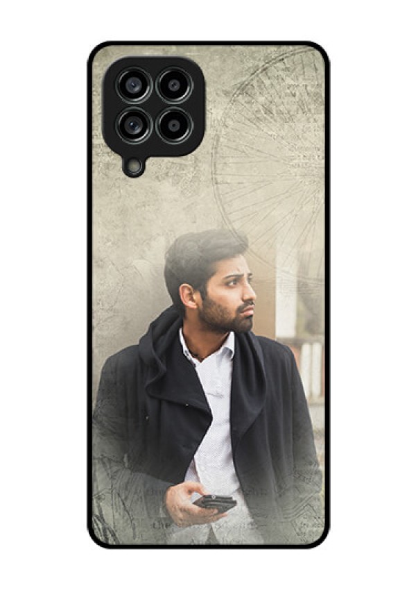 Galaxy M53 5G Custom Glass Phone Case - with vintage design