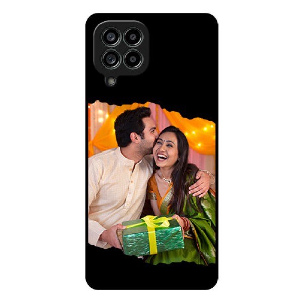 Galaxy M53 5G Custom Glass Phone Case - Tear-off Design