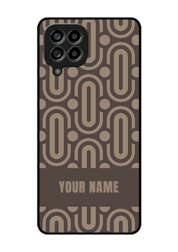 Galaxy M53 5G Custom Glass Phone Case - Captivating Zero Pattern Design