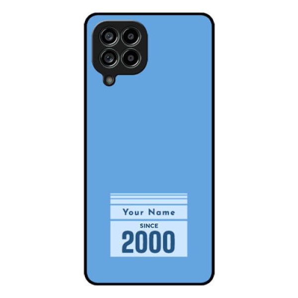 Galaxy M53 5G Custom Glass Mobile Case - Custom Year of birth Design