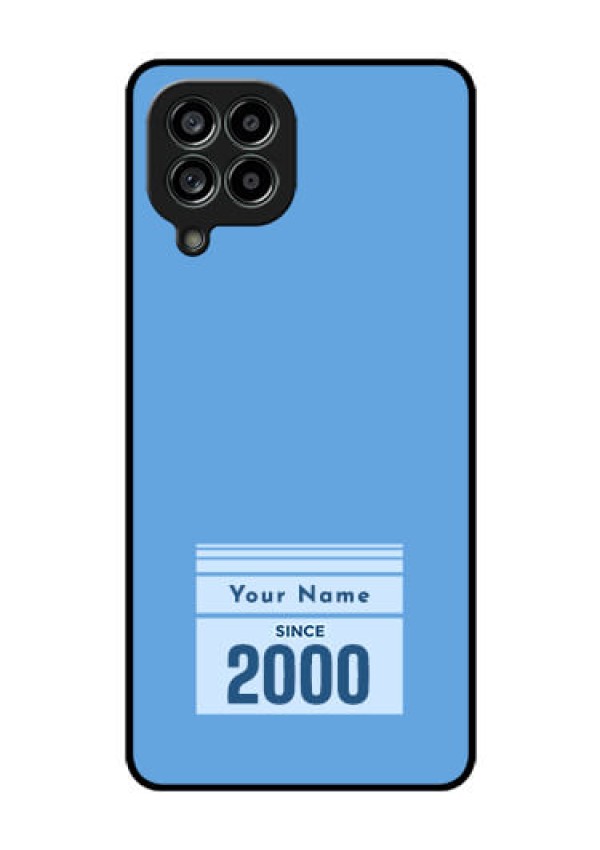 Galaxy M53 5G Custom Glass Mobile Case - Custom Year of birth Design