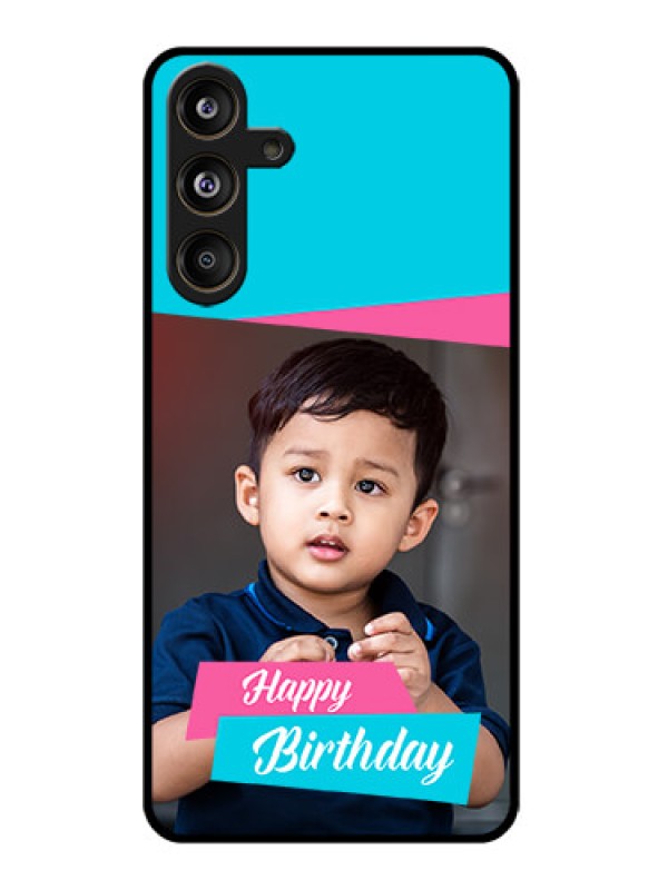 Custom Samsung Galaxy M55 5G Custom Glass Phone CaseImage Holder With 2 Color Design