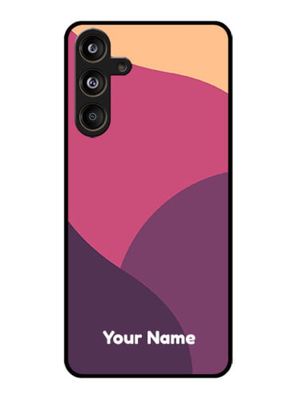 Custom Samsung Galaxy M55 5G Custom Glass Phone CaseMixed Multi - Colour Abstract Art Design