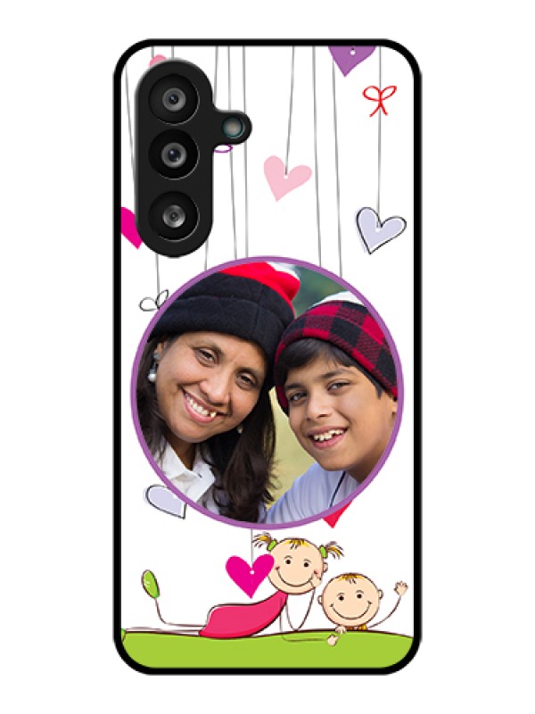 Custom Samsung Galaxy M56 5G Custom Glass Phone Case - Cute Kids Phone Case Design