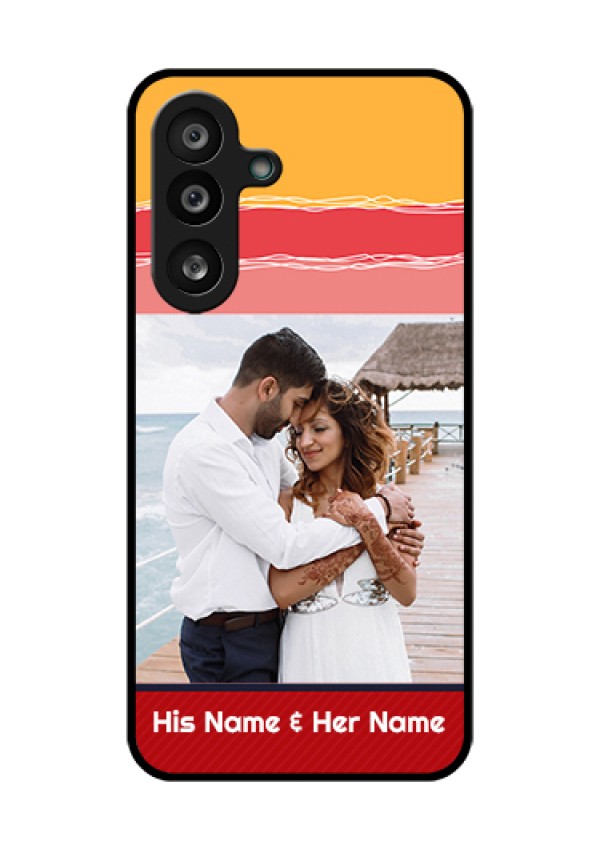 Samsung Galaxy M56 5G Custom Glass Phone Case - Colorful Case Design